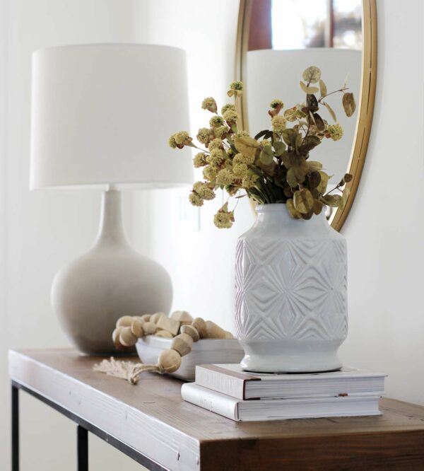 How to Style an Entryway Table - Plank and Pillow