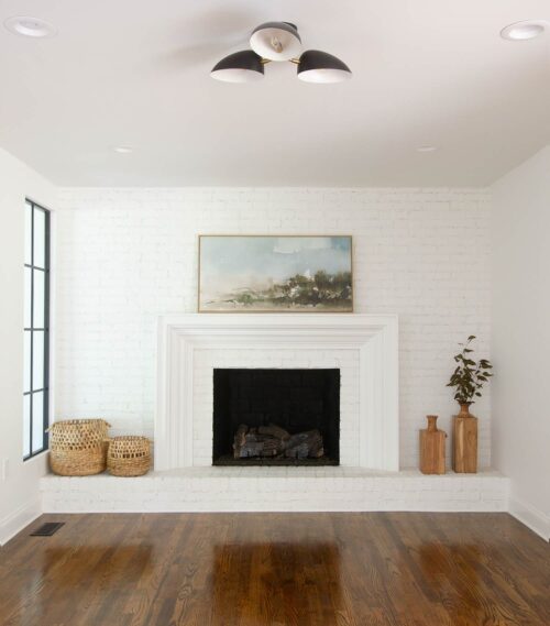 How to Build a Fireplace Surround - Plank and Pillow