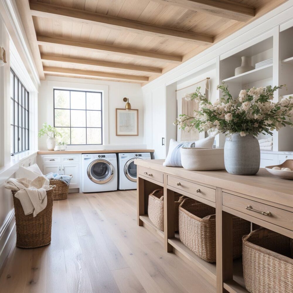 How to Decorate a Laundry Room - Plank and Pillow